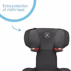 Maxi-Cosi RodiFix AirProtect High Back Booster Seat, 15 - 36 kg, 3.5 - 12 Years, Reclining ISOFIX Car Seat, Adjustable Headrest/Backrest, Extra Side
