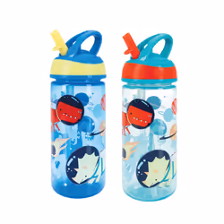 Nuby Super Flip Water Bottle-No Spill Active Toddler Sippy Cup|540ml/18oz |Carry Handle|Freeflow|Dishwasher, Steriliser Safe| ...