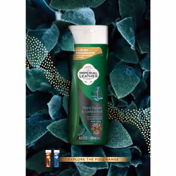 Imperial Leather Black Pepper & Cedarwood Restore 2 in 1 Body Wash Shower Gel Signature Oil Blend, Creamy Lather, Gentle Skin Care, Bulk Buy, Pack of