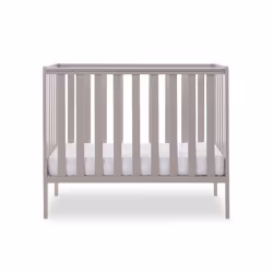 Obaby Bantam Space Saver Cot - Warm Grey