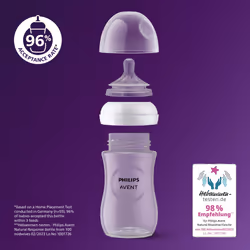 Philips Avent Baby Bottle Newborn Gift Set - 4 Baby Milk Bottles, Ultra-Soft Pacifier and Bottle Brush, Babies Aged 0-12 Months+ (Model SCD838/11)