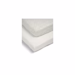 Mamas & Papas 2 Pack Cot/Bed Fitted Sheets, Seedling Leaf