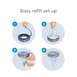 Angelcare Octagonal Refill, 6 Pack, for Classic XL Nappy Bin