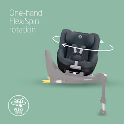 Maxi-Cosi Pearl 360 i-Size, Baby Car Seat, 3 months-4 years (61-105 cm), 360 Car Seat swivel, One-Hand Rotation, ClimaFlow, Easy-In Harness, G-CELL