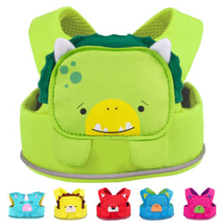 Trunki ToddlePak - Fuss Free Baby Walking Reins And Toddler Safety Harness ? Dudley Dinosaur (Green)