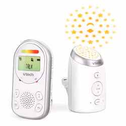 VTech AM706-1W Baby Monitor with Long Range, up to 1,000ft, Audio Baby Monitor with Clear Sound, 2-Way Audio Talk, Baby Monit ...