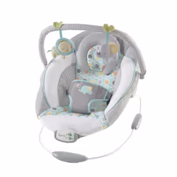 Ingenuity, Soothing Baby Bouncer Chair with Soothing Vibrating Infant Seat, Morrison - 8 Melodies, Removable Toy Bar with 2 P ...