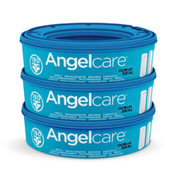 Angelcare - Nappy bin refill cassettes - Compatible with Angelcare Nappy Disposal System - Pack of 3