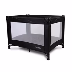 Red Kite Black Sleep Tight Travel Cot