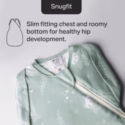 Tommee?Tippee?Baby Sleeping Bag for Newborns, The Original?Grobag Swaddle Bag, Hip-Healthy Design, Soft Cotton-Rich Fabric, 0-3m, 1.0 TOG, Woodland