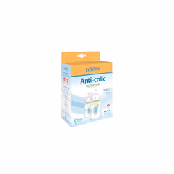 Dr Brown's Natural Flow? Anti-Colic Options+? Wide-Neck Baby Bottle, 5oz/150ml, with Level 1 Teats, 2-Pack, Elephant