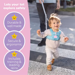 Trunki ToddlePak - Fuss Free Baby Walking Reins and Toddler Safety Harness ? Una Unicorn (Teal)