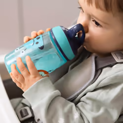 Nuby Mighty Swig Water Bottle - No Spill Active Toddler Sippy Cup | 360ml / 12oz | Carry Handle | Dishwasher and Microwave Safe | Suitable Beaker for