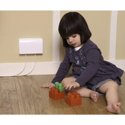 Clippasafe Electrical Plug Socket Protector (White (3 Pack))