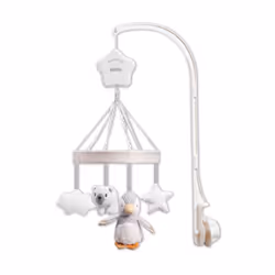 Nuby Penguin Musical Cot Mobile for Babies ? Spinning Baby Mobile with Adjustable Arm to Fit Most Cots | Calming Lullabies |  ...