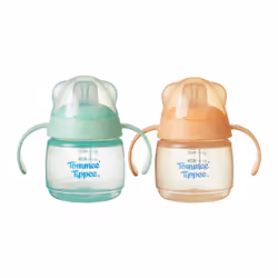 Tommee Tippee Transition Spout Cup, 150ml, Spill-Free Toddler Transition Cup for 4 Months+, with a Natural Feel Bite-Resistan ...