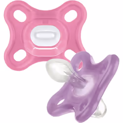 MAM Comfort Soothers | 0-2 Months | 2 Pack | Newborn Dummies | Comes in Dummy Steriliser Case | Sustainable Materials | Baby ...