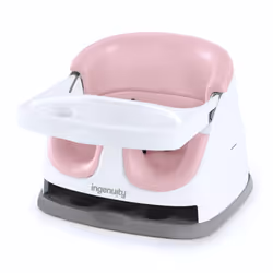 Ingenuity, Baby Base 2-in-1 Seat, Peony, Booster Chair, Dining and Feeding Seat for Toddlers, Easy to Clean with Removable an ...