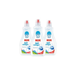 NUK Baby Bottle Cleanser | 500 ml | Ideal for Cleaning Baby Bottles, Teats & Accessories | Fragrance Free | pH Neutral | 3 Count