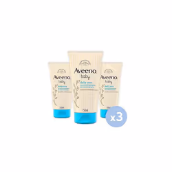 Aveeno Baby Daily Care Moisturising Lotion - 24 Hour Moisturisation - 3 Pack (3 X 150ml) [Packaging May Vary]