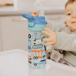 Nuby Super Quench Water Bottle-No Spill Active Toddler Sippy Cup|540ml/19oz |Carry Handle|Freeflow|Dishwasher and Steriliser Safe|Suitable Beaker for