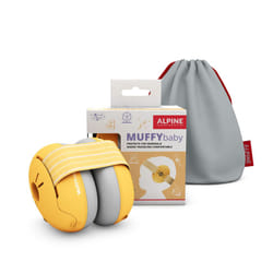 Alpine Muffy Baby Ear Defender for Babies and Toddlers up to 36 Months - CE & UKCA Certified - Noise Reduction Earmuffs - Comfortable Baby Headphones