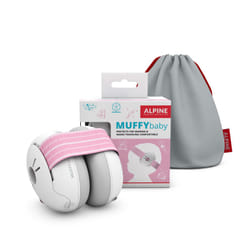 Alpine Muffy Baby Ear Defender for Babies and Toddlers up to 36 Months - CE & UKCA Certified - Noise Reduction Earmuffs - Comfortable Baby Headphones