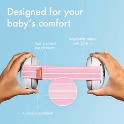 Alpine Muffy Baby Ear Defender for Babies and Toddlers up to 36 Months - CE & UKCA Certified - Noise Reduction Earmuffs - Comfortable Baby Headphones