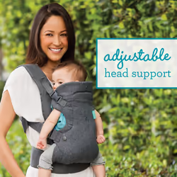 INFANTINO,1 Count (Pack of 1) Flip Advanced 4-in-1 Grey Carrier - Ergonomic, convertible, face-in and face-out front and back carry for newborns and
