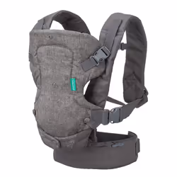 Infantino Flip Advanced 4-in-1 Baby Carrier - Ergonomic, Convertible, Face-in and Face-Out Front and Back Baby Carrier Newborn to Toddler 3.6-14.5 kg,