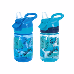 Nuby Incredible Gulp Water Bottle - No Spill Active Toddler Sippy Cup 360ml / 12oz Carry Handle Dishwasher and Microwave Safe ...