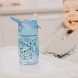 Nuby Incredible Gulp Water Bottle - No Spill Active Toddler Sippy Cup 360ml / 12oz Carry Handle Dishwasher and Microwave Safe Suitable Beaker for 18