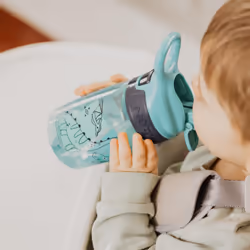 Nuby Incredible Gulp Water Bottle - No Spill Active Toddler Sippy Cup 360ml / 12oz Carry Handle Dishwasher and Microwave Safe Suitable Beaker for 18