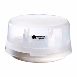 Tommee Tippee Microsteri Microwave Steam Steriliser for Baby Bottles and Accessories, Kills Viruses and 99.9 Percent of Bacte ...