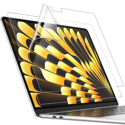 JETech Screen Protector for MacBook Air 15.3-Inch (2025/2024/2023, M4/M3/M2), Anti-Glare PET Matte Film, Anti-Fingerprint, 2-Pack