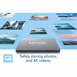 Lexar NQ100 2.5? SATA III (6Gb/s) 480GB SSD, Up to 550MB/s Read Solid State Drive, Internal SSD for Laptop, Desktop Computer/PC (LNQ100X480G-RNNNG),