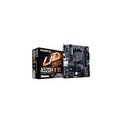 Gigabyte A520M K V2 Motherboard - Supports AMD Ryzen 5000 Series AM4 CPUs, up to 5100MHz DDR4 (OC), PCIe Gen3 x4 M.2, GbE LAN, USB 3.2 Gen 1