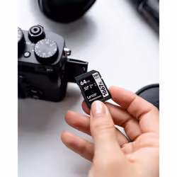 Lexar Professional 1667x SD Card 64GB 2-Pack, SDXC UHS-II Memory Card, Up to 250MB/s Read, 120MB/s Write, Class 10, U3, V60, for Professional