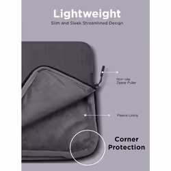 Lenovo Laptop Urban Sleeve Case | Up to 14 inch | Water Repellent | Grey