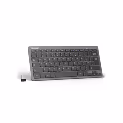 TECKNET 2.4G Wireless Keyboard, Small Keyboards with Media Hotkeys, Ultra Slim Compact Wireless Keyboard, 12-Month Battery Li ...