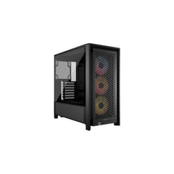 CORSAIR FRAME 4000D RS ARGB Modular Mid-Tower ATX PC Case ? High Airflow, 3x Pre-Installed RS ARGB Fans, InfiniRail? Fan Mounting System, ASUS BTF,