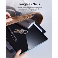 ESR 2 Pack Screen Protector for iPad Air 11 Inch M3/M2 (7th/6th Generation, 2025/2024), 9H Tempered Glass Film Guard with Alignment Frame,