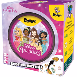Asmodee | Dobble Disney Princess | Card Game | Ages 4+ | 2-8 Players | 15 Minutes Playing Time