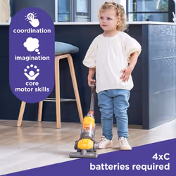 Casdon Dyson Ball / Miniature Dyson Ball Replica For Children Aged 3+ / With Twist and Turn Action For Realistic Role-Play Fun, Yellow
