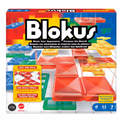 Mattel Games Blokus, Family Board Game for Kids and Adults for Party Game Night, Strategy Game, Engaging Gift for Kids, 2 to ...