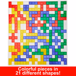 Mattel Games Blokus, Family Board Game for Kids and Adults for Party Game Night, Strategy Game, Engaging Gift for Kids, 2 to 4 Players, Ages 7 and Up,
