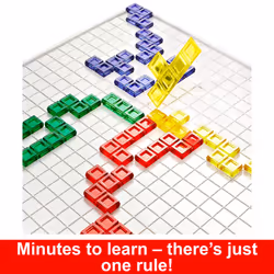 Mattel Games Blokus, Family Board Game for Kids and Adults for Party Game Night, Strategy Game, Engaging Gift for Kids, 2 to 4 Players, Ages 7 and Up,
