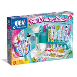 Clementoni- Pen Creator Studio: Personalised Pen Making Kit for Kids, Arts & Crafts (6+ Years)