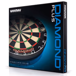 WINMAU Diamond Plus Professional Bristle Dartboard
