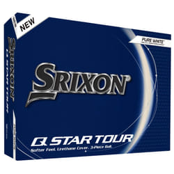 Srixon, New Q-Star Tour 5 2024 - Dozen Golf Balls - Soft Feel, Spin, Performance and Power - 3 Pieces - Urethane - Premium Golf Accessories and Golf
